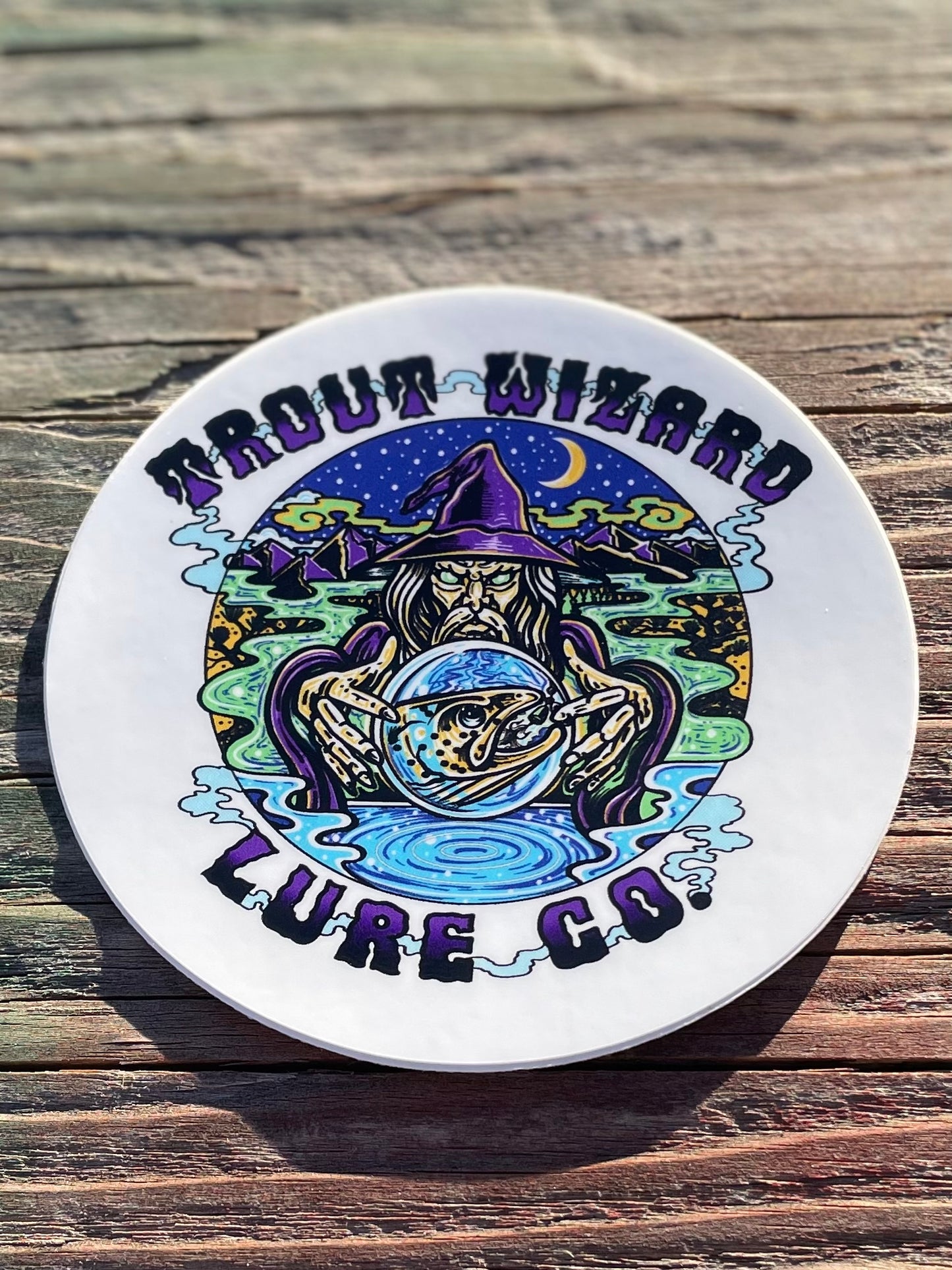 Trout Wizard Stickers