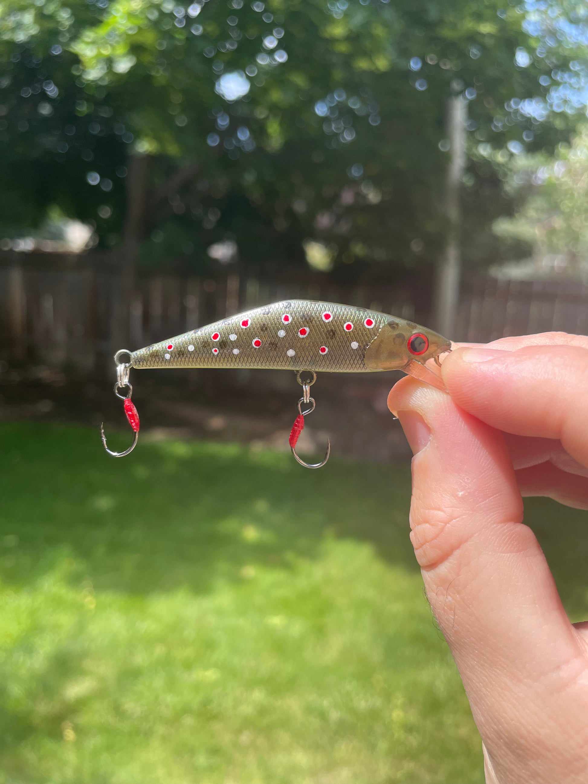 “Mystic Minnow” Brown Trout Jerkbait Trout Wizard Lure Company