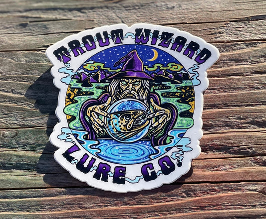 Trout Wizard Stickers